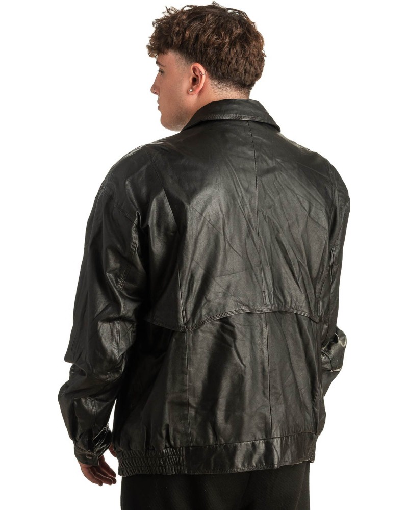 Γνήσιο Ανδρικό Δερμάτινο Μπουφάν - T387