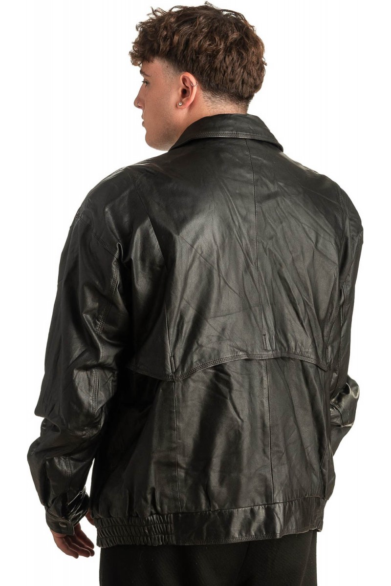 Γνήσιο Ανδρικό Δερμάτινο Μπουφάν - T387