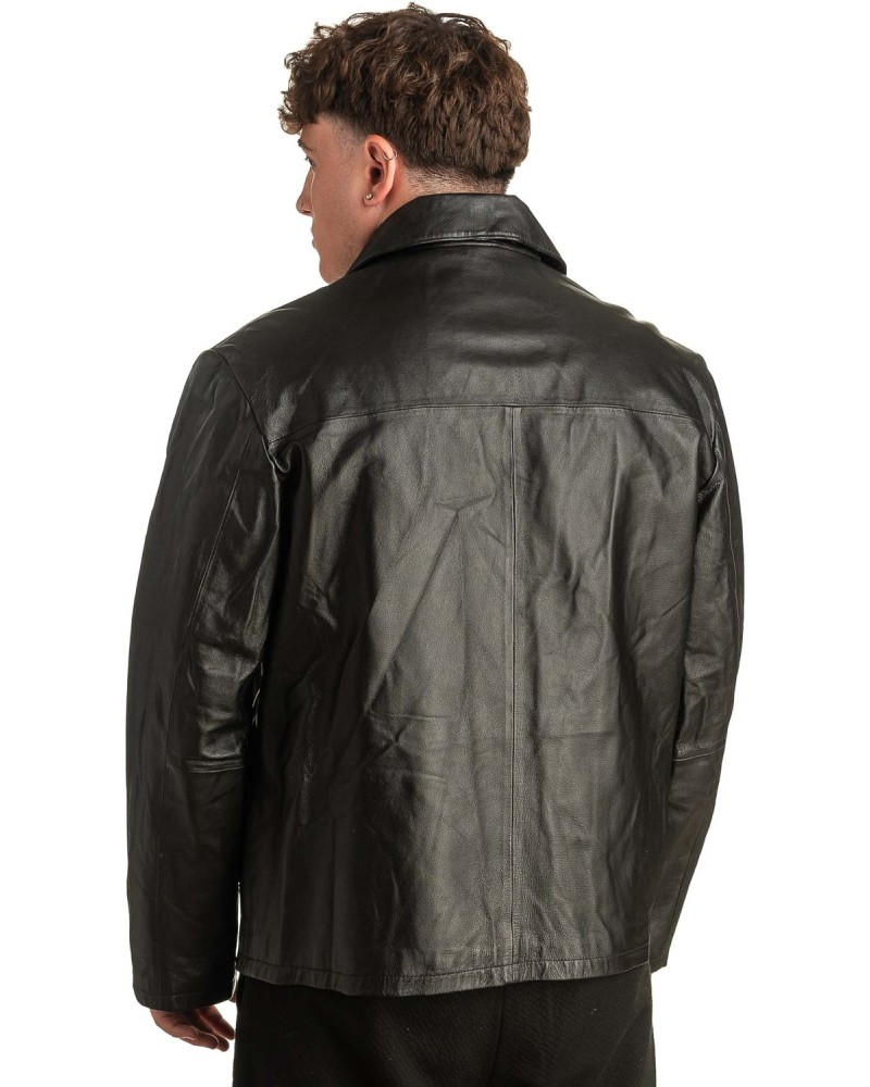 Γνήσιο Ανδρικό Δερμάτινο Μπουφάν - T389