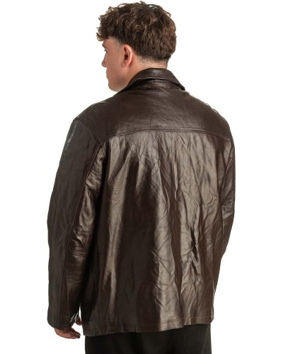 Γνήσιο Ανδρικό Δερμάτινο Μπουφάν - T390