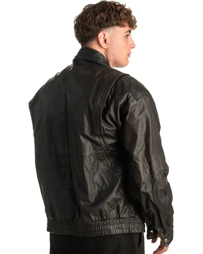 Γνήσιο Ανδρικό Δερμάτινο Μπουφάν - T391