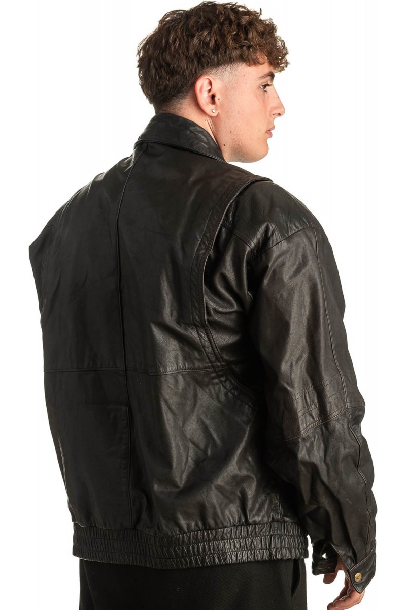 Γνήσιο Ανδρικό Δερμάτινο Μπουφάν - T391
