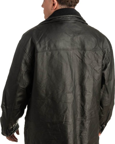 Γνήσιο Ανδρικό Δερμάτινο Μπουφάν - T392