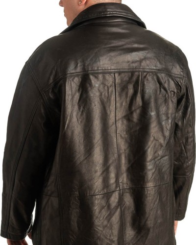 Γνήσιο Ανδρικό Δερμάτινο Μπουφάν - T393