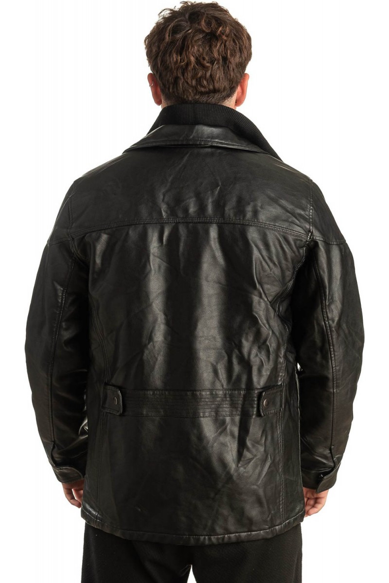 Γνήσιο Ανδρικό Δερμάτινο Μπουφάν - T394