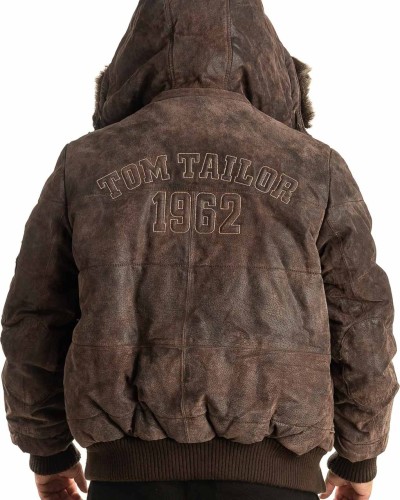 Γνήσιο Ανδρικό Δερμάτινο Μπουφάν - T397