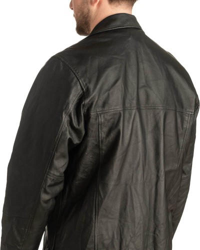 Γνήσιο Ανδρικό Δερμάτινο Μπουφάν - T401