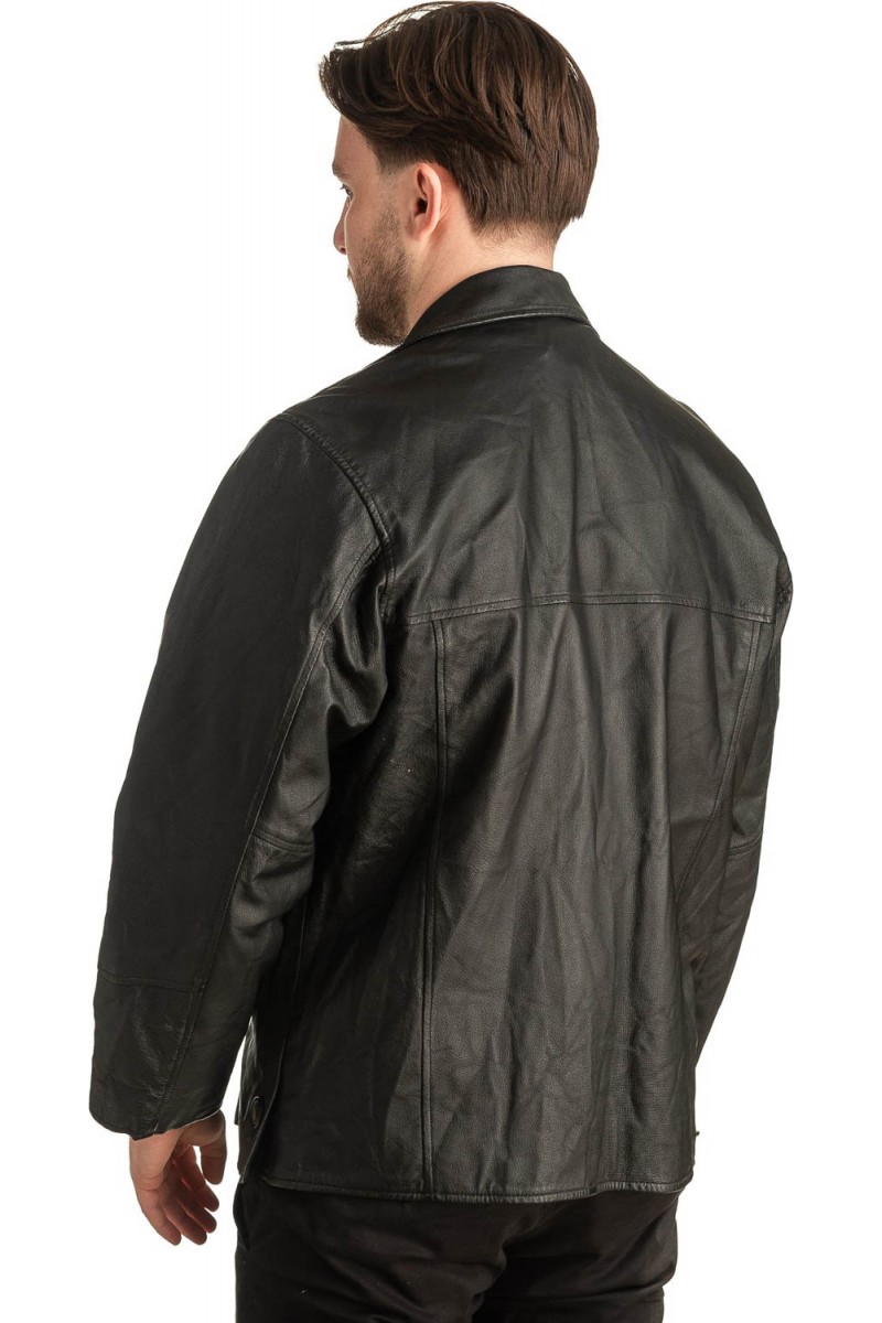 Γνήσιο Ανδρικό Δερμάτινο Μπουφάν - T401