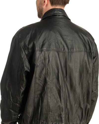 Γνήσιο Ανδρικό Δερμάτινο Μπουφάν - T404