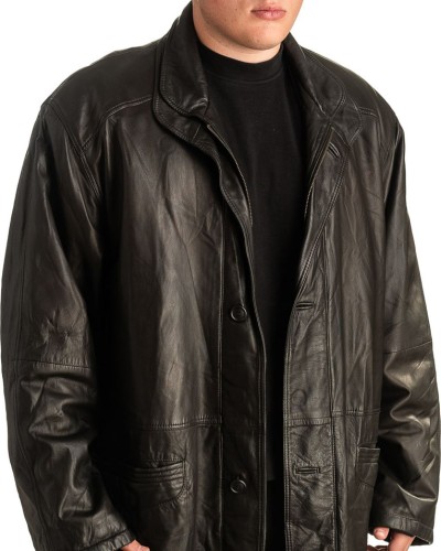 Γνήσιο Ανδρικό Δερμάτινο Μπουφάν - T407