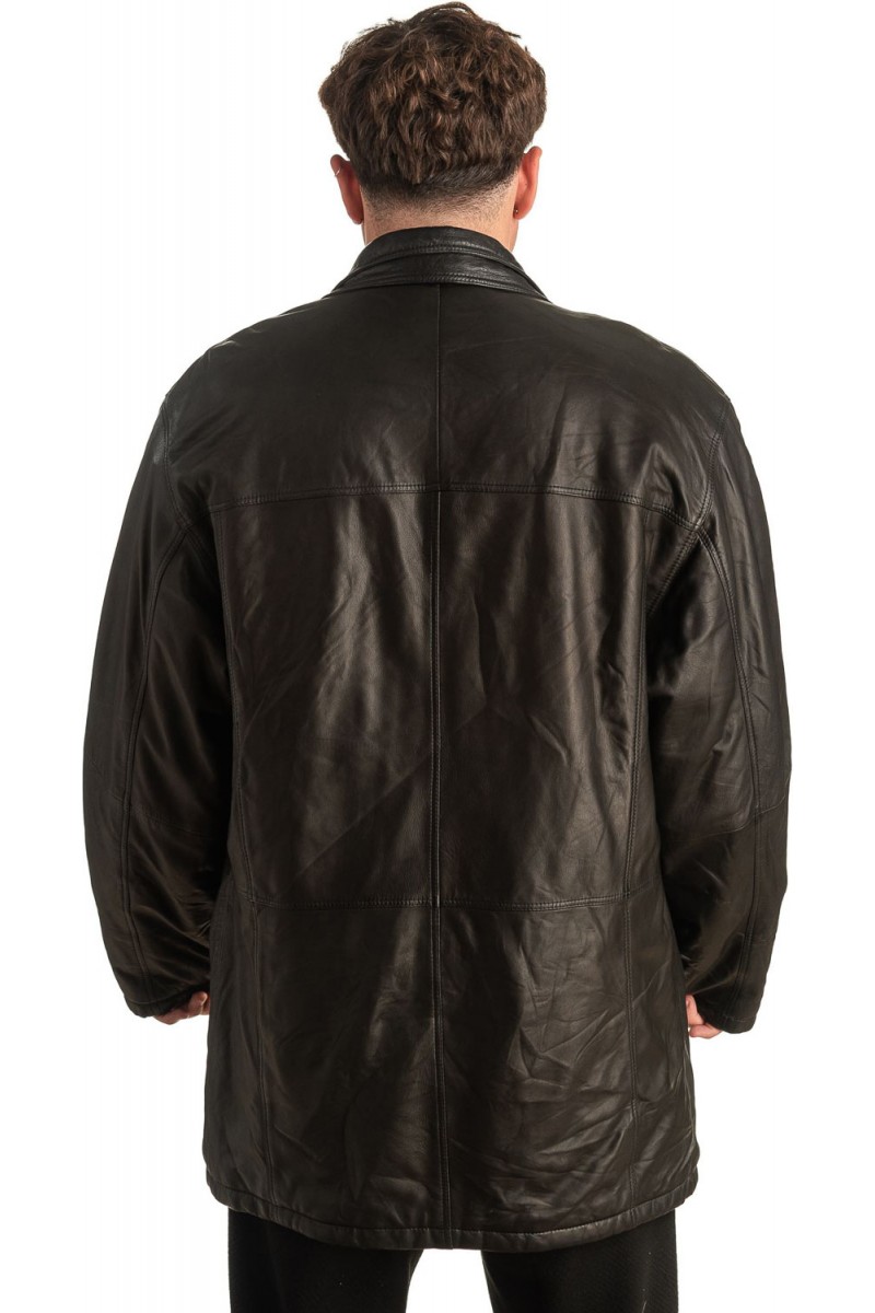 Γνήσιο Ανδρικό Δερμάτινο Μπουφάν - T407