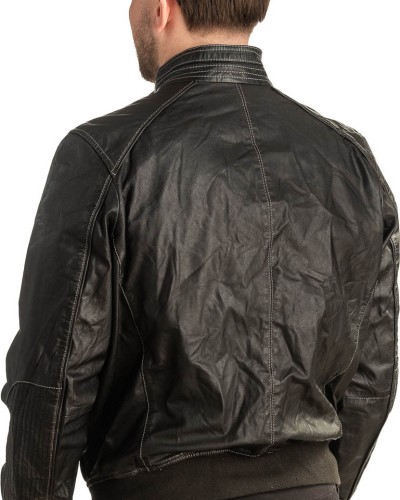 Γνήσιο Ανδρικό Δερμάτινο Μπουφάν - T413