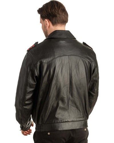 Γνήσιο Ανδρικό Δερμάτινο Μπουφάν - T415