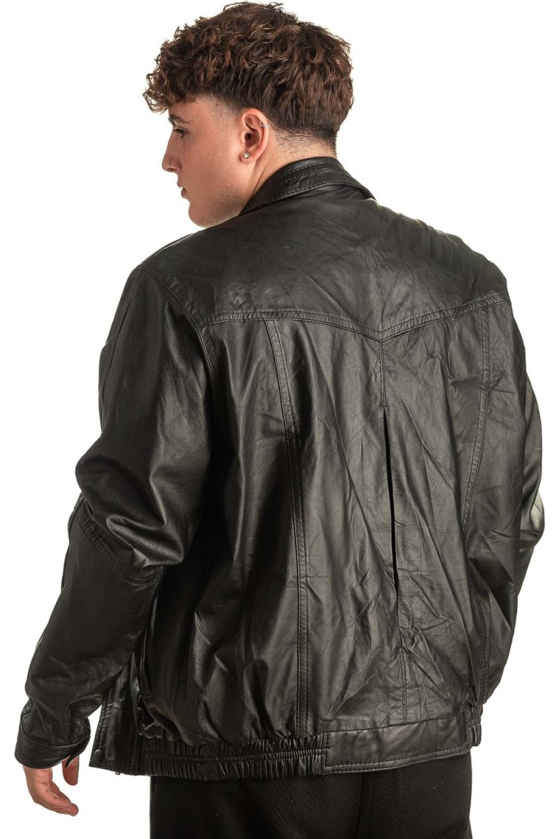 Γνήσιο Ανδρικό Δερμάτινο Μπουφάν - T421