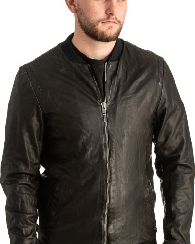 Γνήσιο Ανδρικό Δερμάτινο Μπουφάν - T422