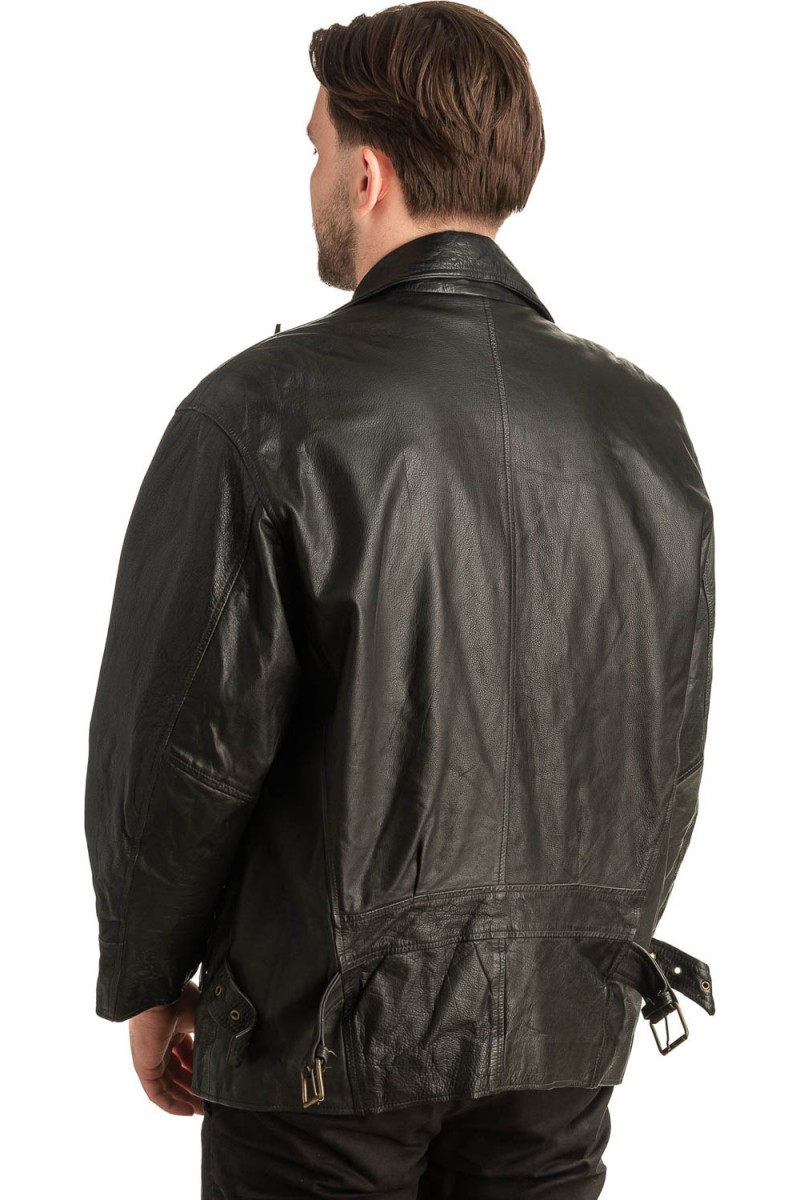 Γνήσιο Ανδρικό Δερμάτινο Μπουφάν - T423