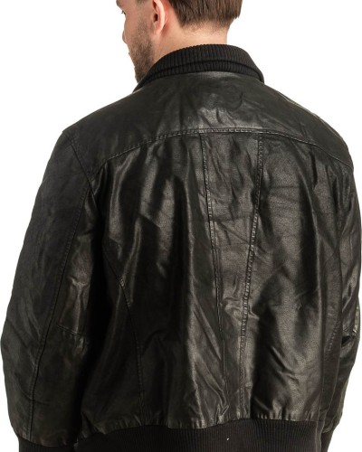 Γνήσιο Ανδρικό Δερμάτινο Μπουφάν - T428