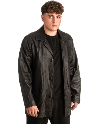 Γνήσιο Ανδρικό Δερμάτινο Σακάκι - T430