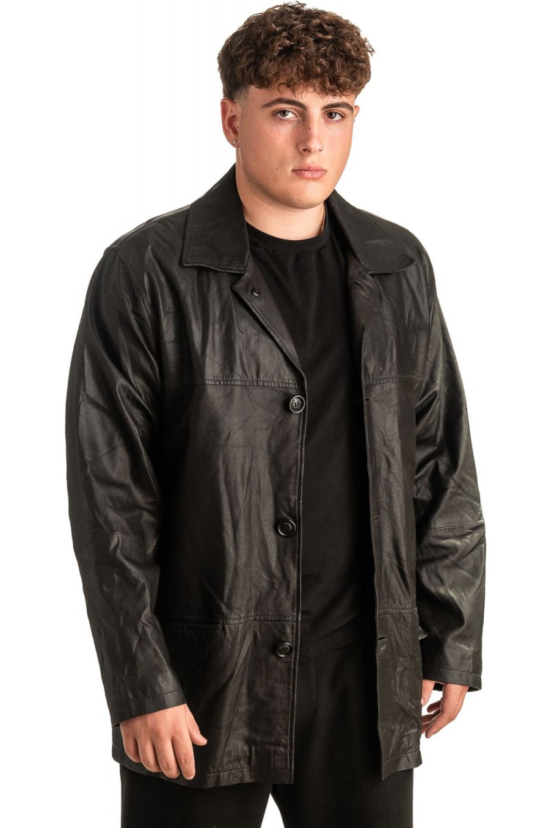 Γνήσιο Ανδρικό Δερμάτινο Σακάκι - T430