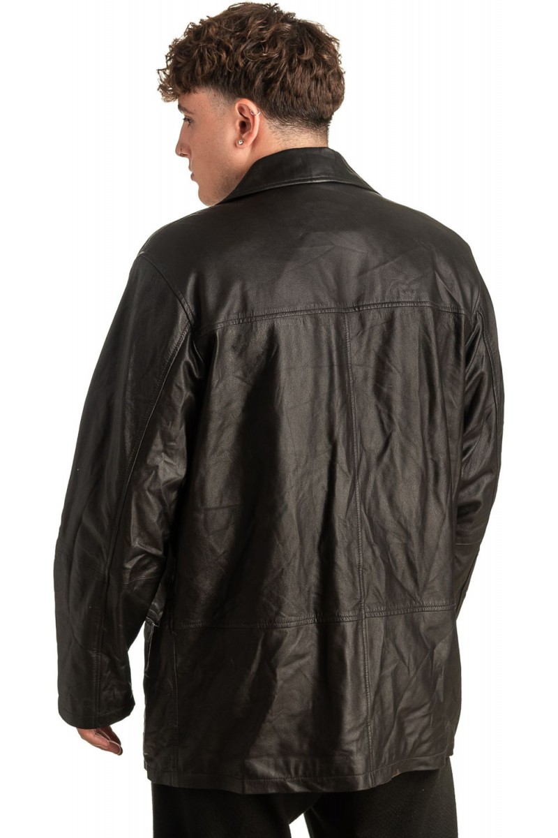 Γνήσιο Ανδρικό Δερμάτινο Σακάκι - T430