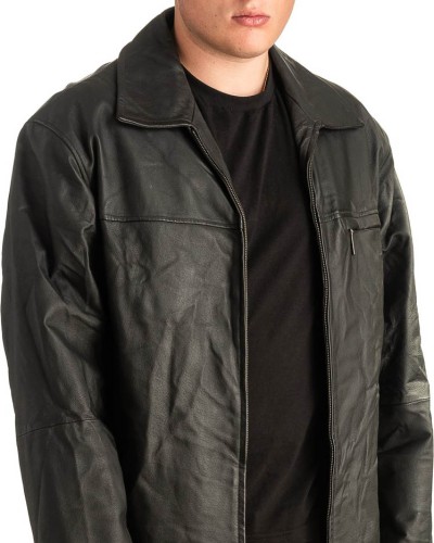 Γνήσιο Ανδρικό Δερμάτινο Μπουφάν - T432