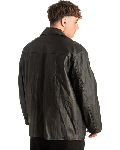 Γνήσιο Ανδρικό Δερμάτινο Μπουφάν - T432