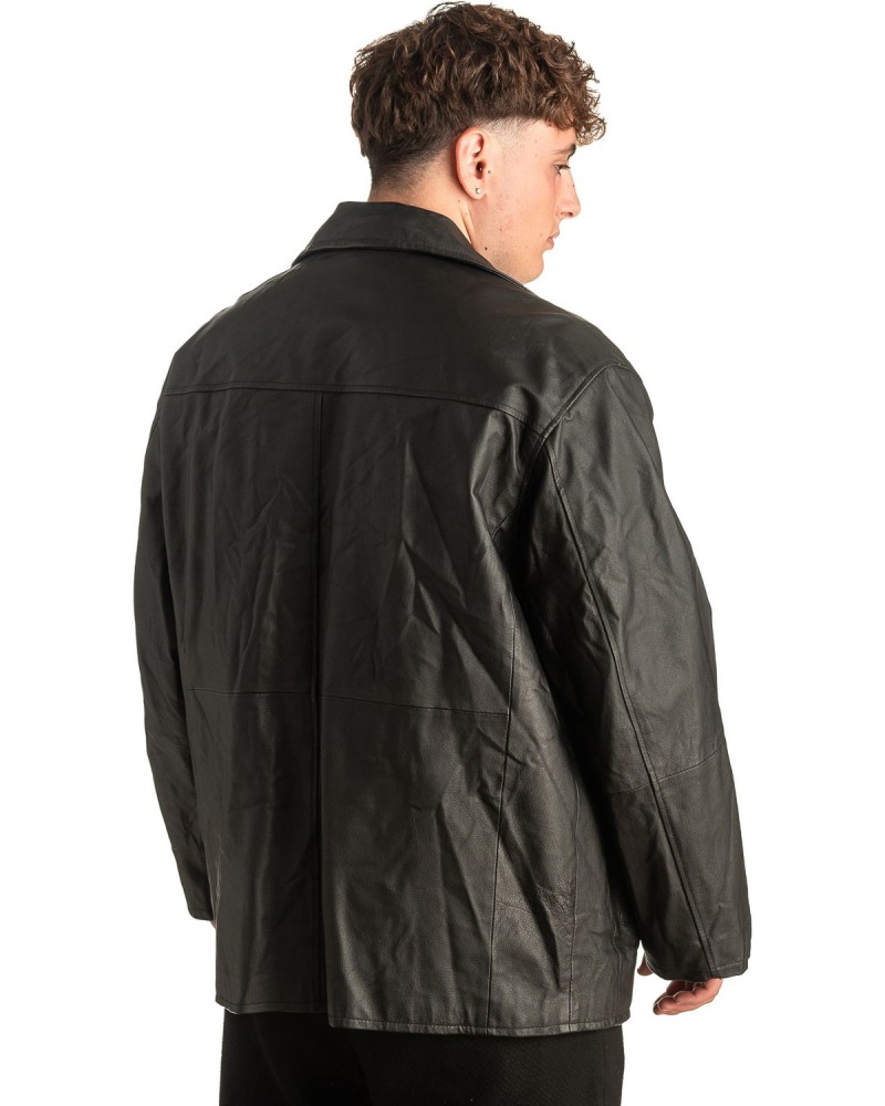 Γνήσιο Ανδρικό Δερμάτινο Μπουφάν - T432