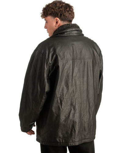Γνήσιο Ανδρικό Δερμάτινο Μπουφάν - T433