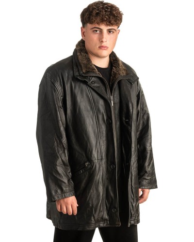 Γνήσιο Ανδρικό Δερμάτινο Μπουφάν - T434