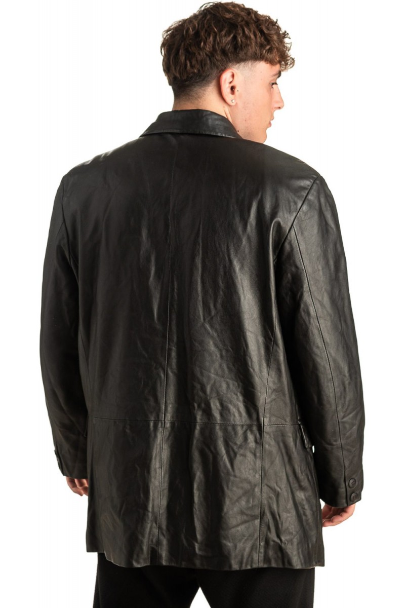 Γνήσιο Ανδρικό Δερμάτινο Σακάκι - T435