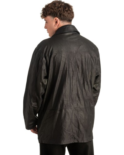 Γνήσιο Ανδρικό Δερμάτινο Μπουφάν - T438