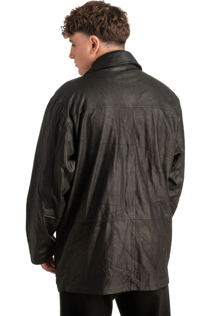 Γνήσιο Ανδρικό Δερμάτινο Μπουφάν - T438