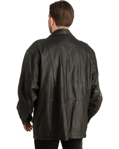 Γνήσιο Ανδρικό Δερμάτινο Μπουφάν - T440