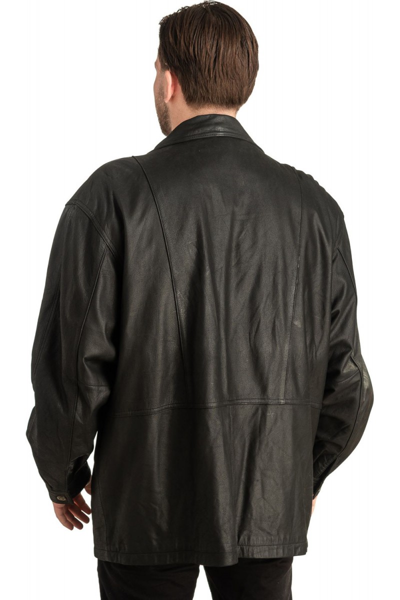 Γνήσιο Ανδρικό Δερμάτινο Μπουφάν - T440