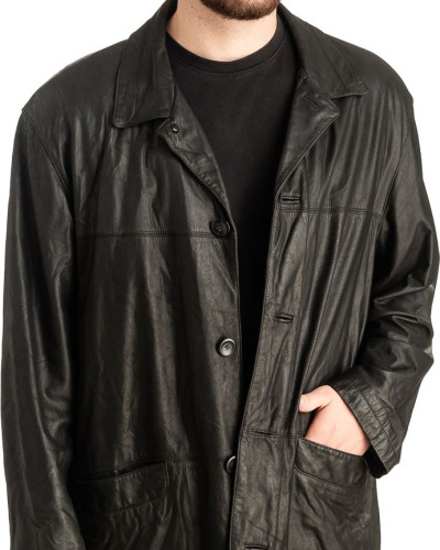 Γνήσιο Ανδρικό Δερμάτινο Μπουφάν - T442