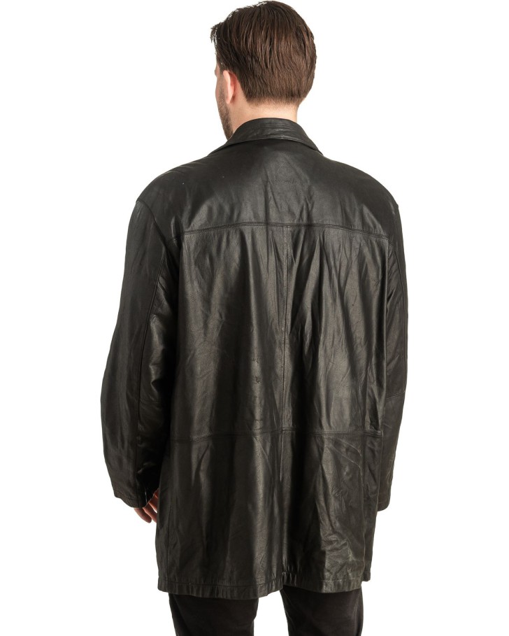 Γνήσιο Ανδρικό Δερμάτινο Μπουφάν - T442