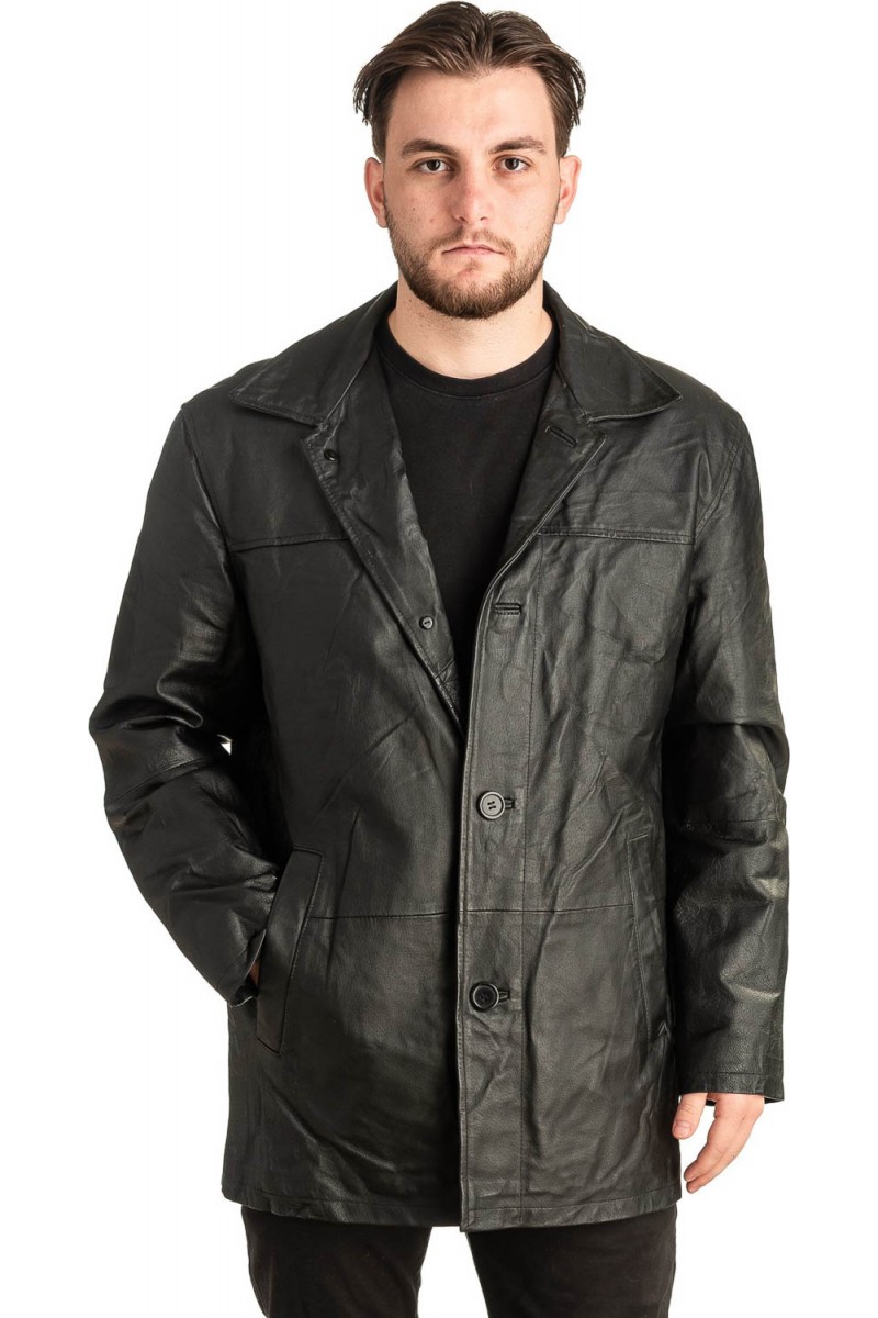 Γνήσιο Ανδρικό Δερμάτινο Σακάκι - T443