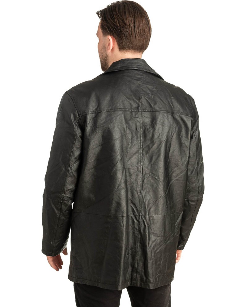 Γνήσιο Ανδρικό Δερμάτινο Σακάκι - T443