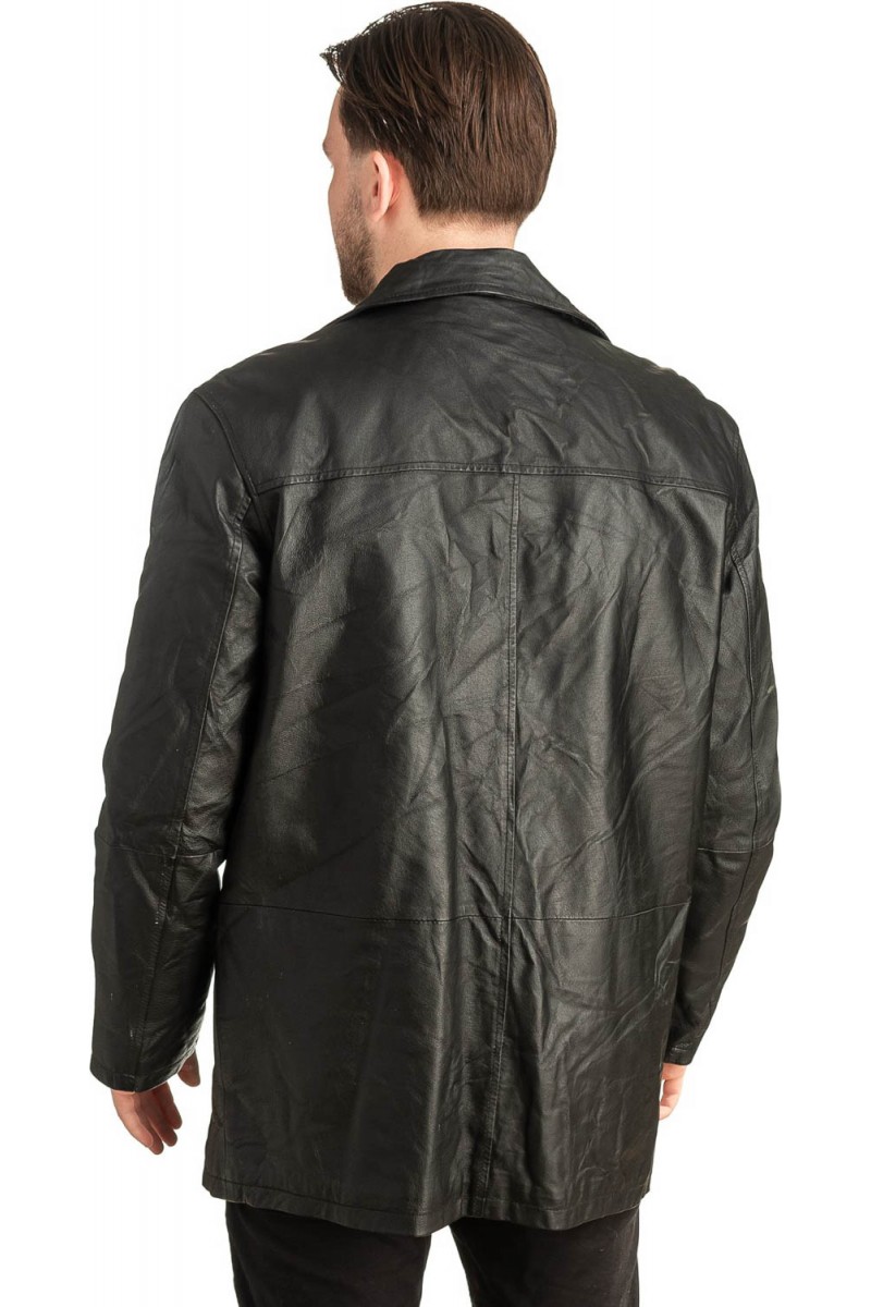 Γνήσιο Ανδρικό Δερμάτινο Σακάκι - T443