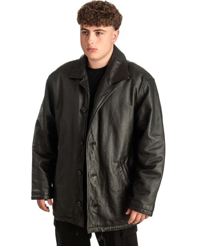 Γνήσιο Ανδρικό Δερμάτινο Μπουφάν - T444