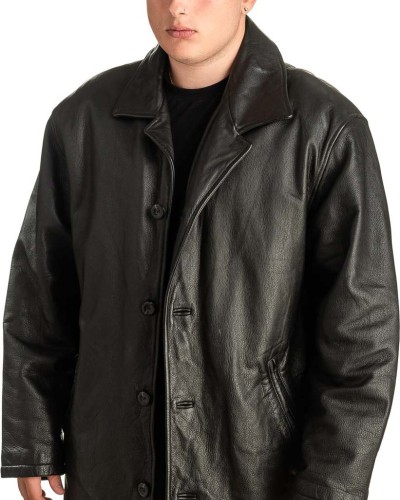 Γνήσιο Ανδρικό Δερμάτινο Μπουφάν - T444