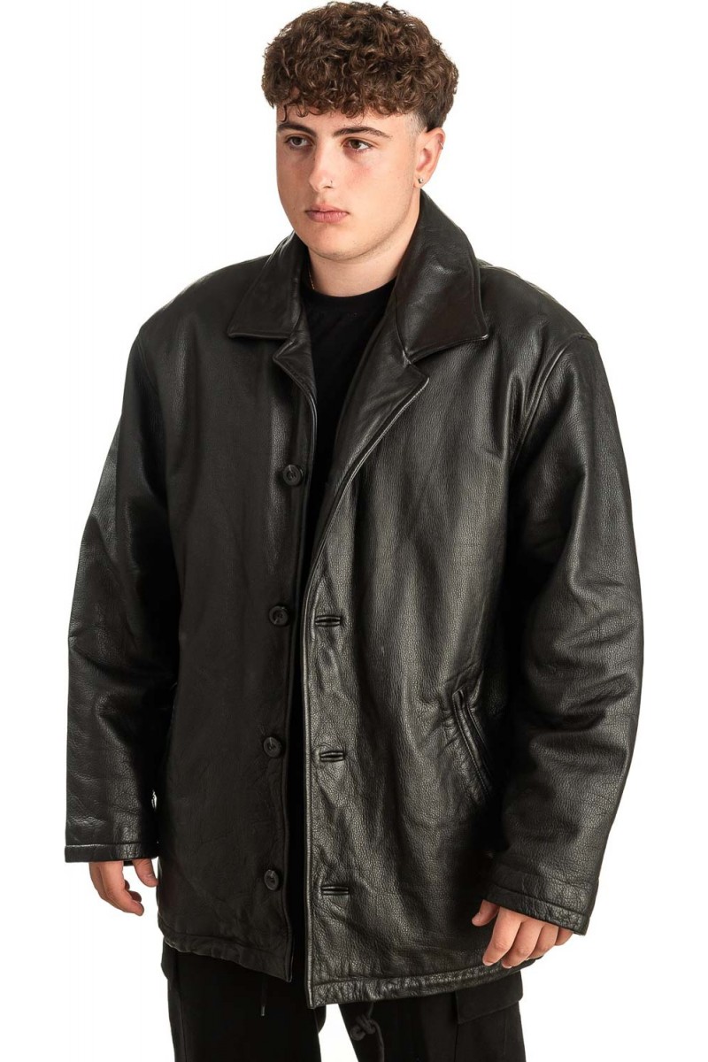 Γνήσιο Ανδρικό Δερμάτινο Μπουφάν - T444