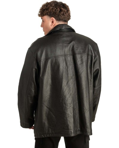 Γνήσιο Ανδρικό Δερμάτινο Μπουφάν - T444