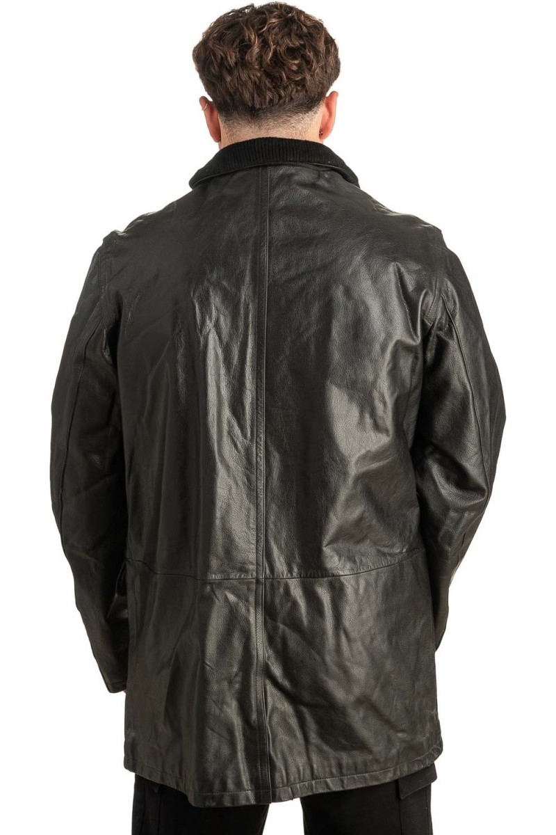 Γνήσιο Ανδρικό Δερμάτινο Μπουφάν - T445
