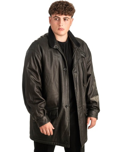 Γνήσιο Ανδρικό Δερμάτινο Μπουφάν - T446