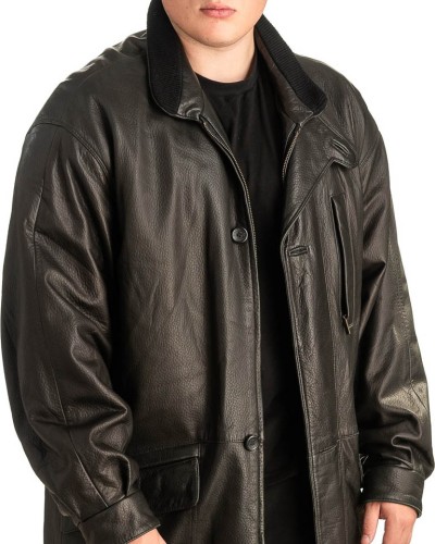 Γνήσιο Ανδρικό Δερμάτινο Μπουφάν - T446