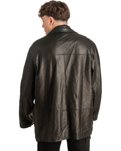 Γνήσιο Ανδρικό Δερμάτινο Μπουφάν - T448