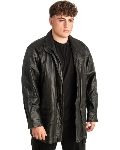 Γνήσιο Ανδρικό Δερμάτινο Μπουφάν - T449