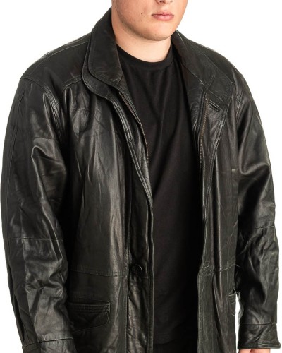 Γνήσιο Ανδρικό Δερμάτινο Μπουφάν - T449