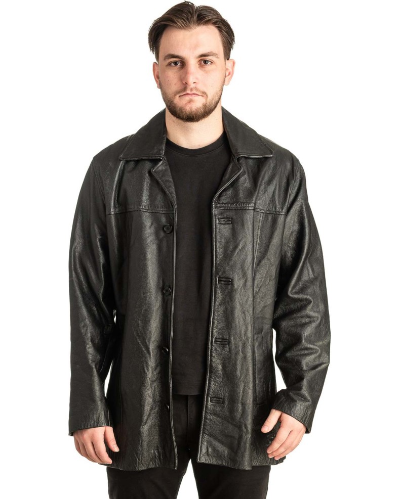 Γνήσιο Ανδρικό Δερμάτινο Μπουφάν - T451